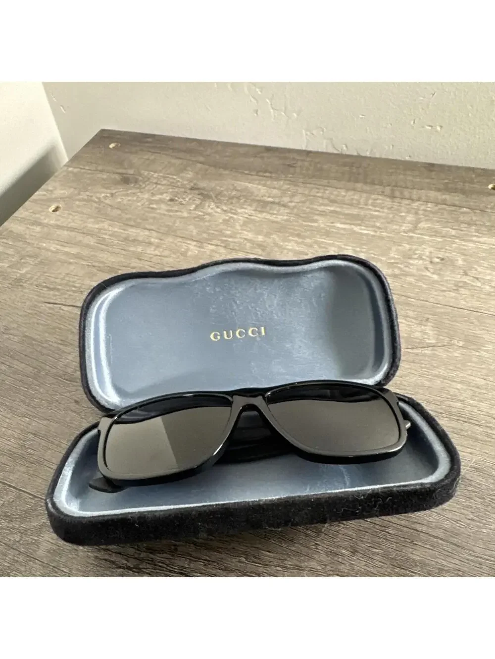 GUCCI SUNGLASSES Black GG0010S 001 FRAMES ONLY